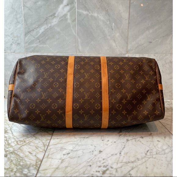 SOLD⚜️Louis Vuitton Monogram Keepall 55 Bandouliere - Picture 4 of 12
